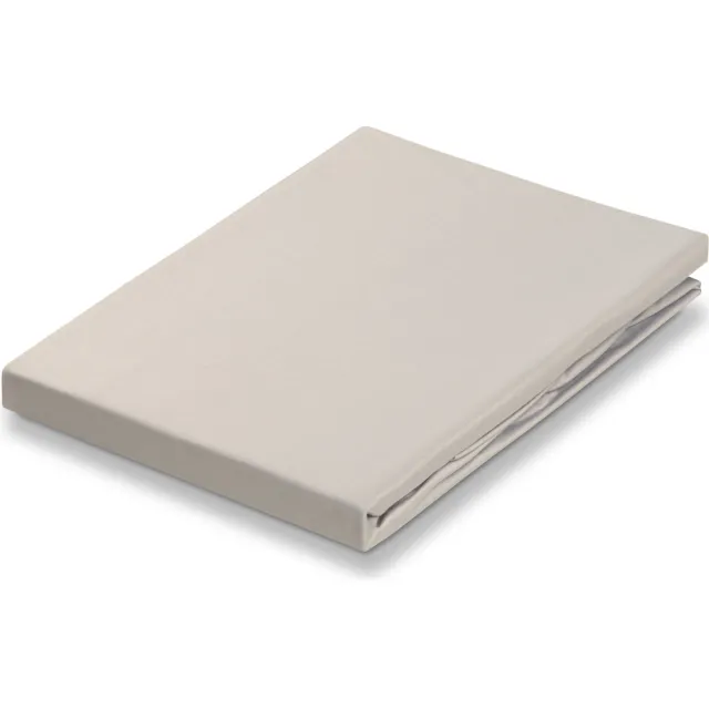Vandyck satijnen hoeslaken taupe Stonewashed