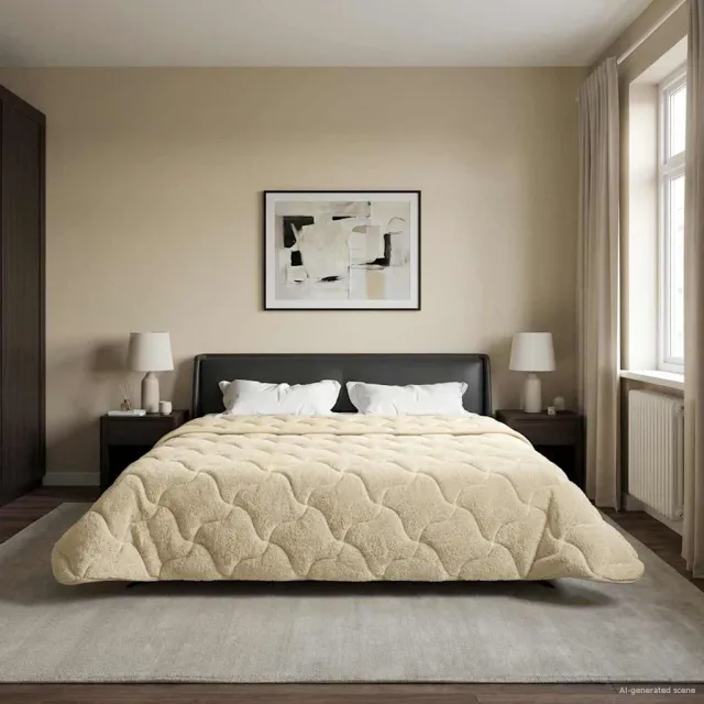 vidaXL Winter Dekbed 260 x 240 cm Winter Crème