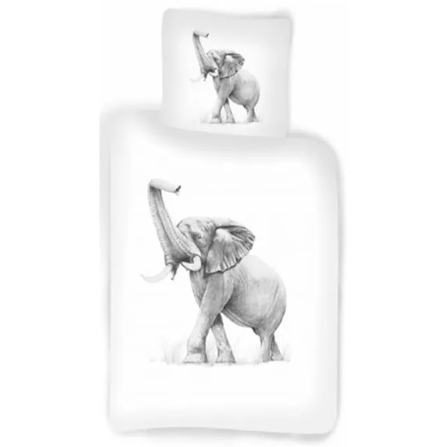 Sweet Home Dekbedovertrek Olifant - 100 x 140 cm Multicolor