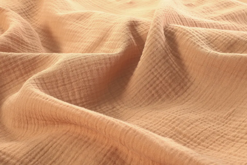 NOUS Living mousseline dekbedovertrek 2 persoons oranje (200x220 cm), foto 7