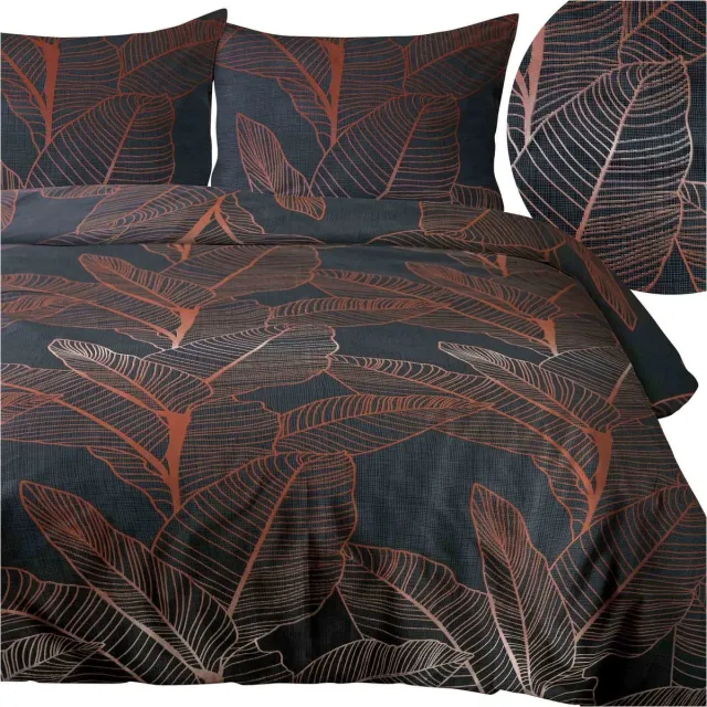 Darymex Cottonlove - Dekbedovertrek set (2-delig) - 100% Katoen - Met Ritssluiting - 140x200 cm zwart