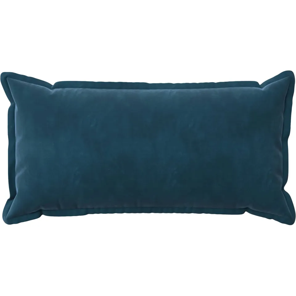 vidaXL Kussensloop 2 st HOUTEN Blauw 40 x 70 cm Fluweel
