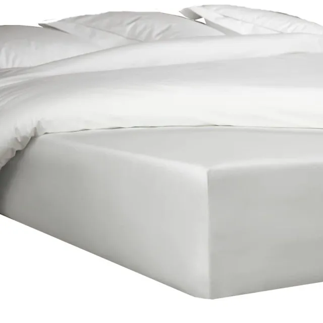 De Witte Lietaer Hoeslaken Bumblebee 140 X 200 Cm H40 Katoen Zilver