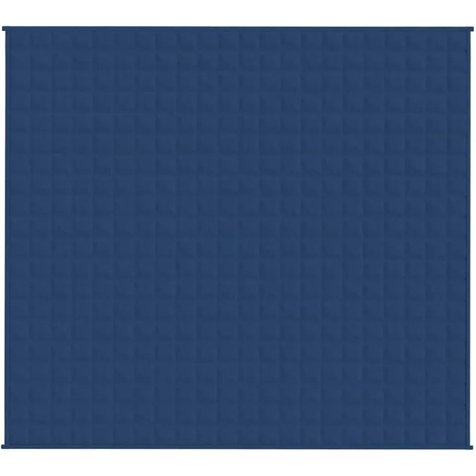 vidaXL Gewichtsdeken Blauw 200x225 cm 9 kg Stof