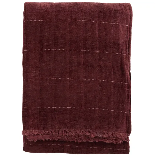 NOUS Living James plaid bordeauxrood burgundy