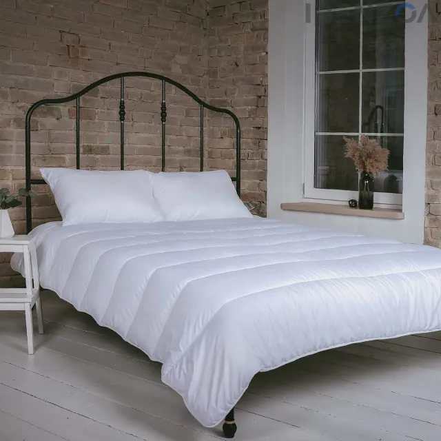Ibenzoa Dekbed - Microvezel - 135x200 cm - Wit - Anti-allergisch