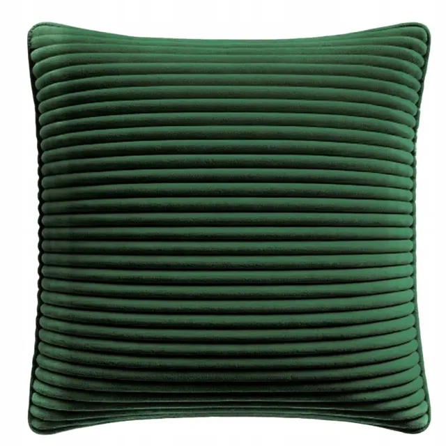 MMO-EURO Martyna Opiełka Decoratieve Kussenhoes 50x30cm Velours Corduroy Donkergroen