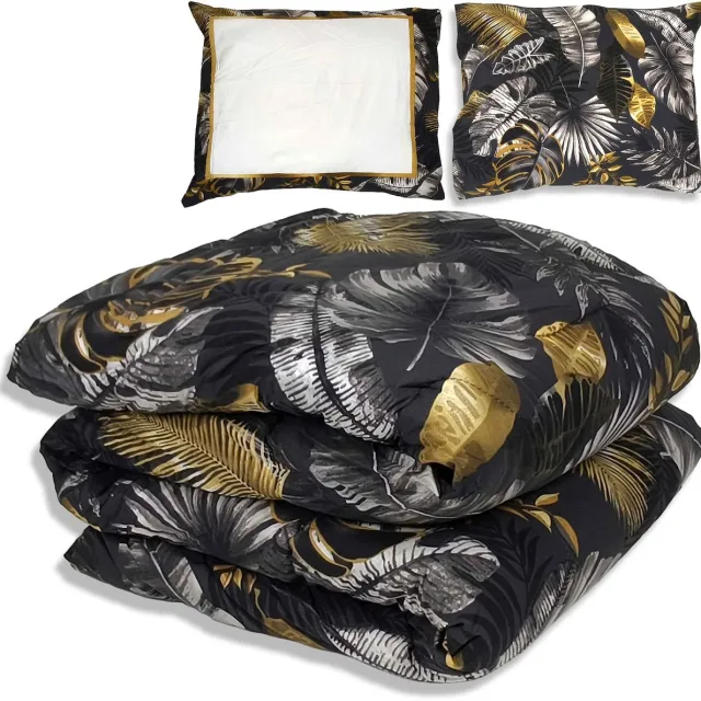 Litalente Dekbed zonder overtrek - All year 200x220 cm - Junglestijl - Wasbaar Dekbed Zonder Overtrek – Hypoallergeen & Antibacterieel – 30 dagen proefslapen - Wasbaar hoesloos dekbed - Bedrukt dekbed - zomerdekbed & winterdekbed