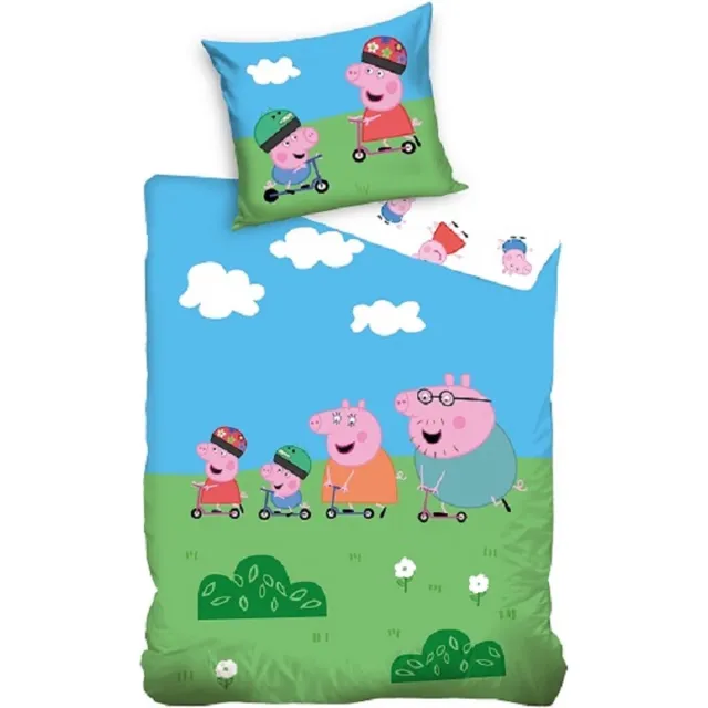 Peppa Pig Dekbedovertrek 140x200 cm Multi