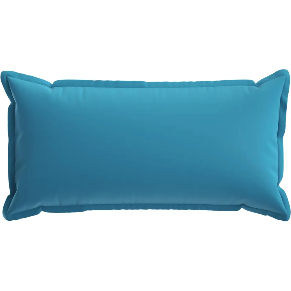 vidaXL Kussensloop 6 st HOUTEN Lichtblauw 40 x 80 cm Polyester blauw, foto 4