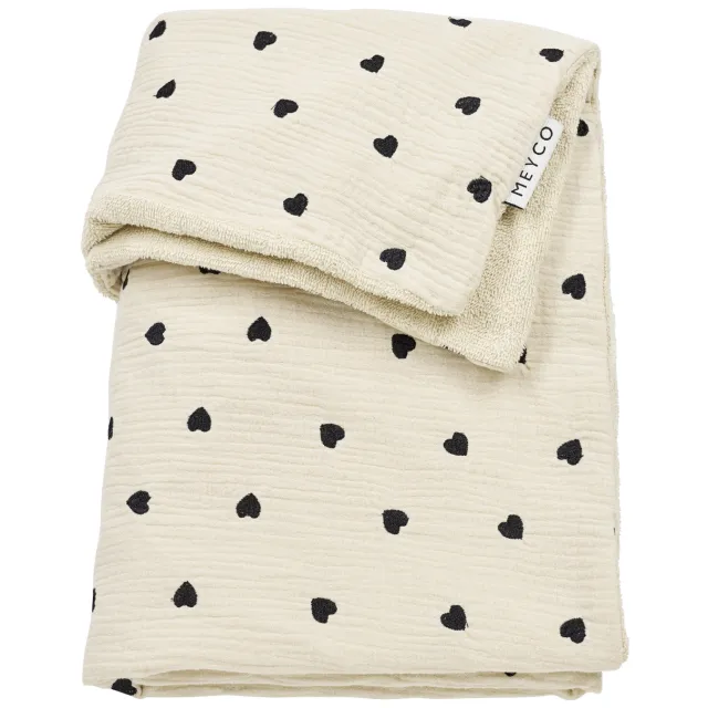 Meyco Sweet Heart wiegdeken soft sand