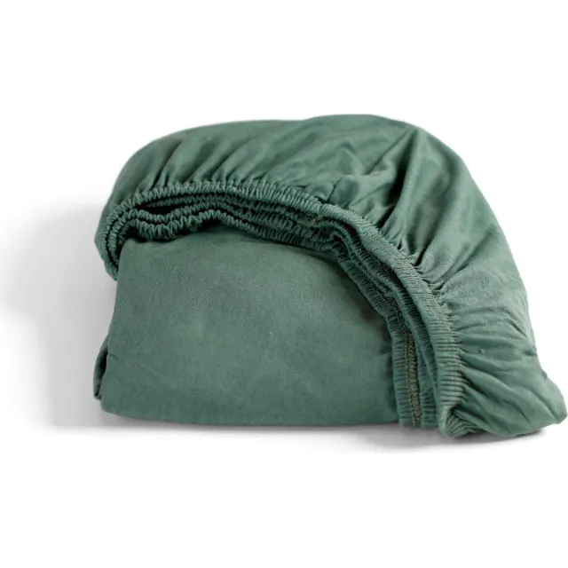 Cinderella hoeslaken - 180x220cm & 200/200cm - Jersey - Groen - Tot 25 cm matrashoogte
