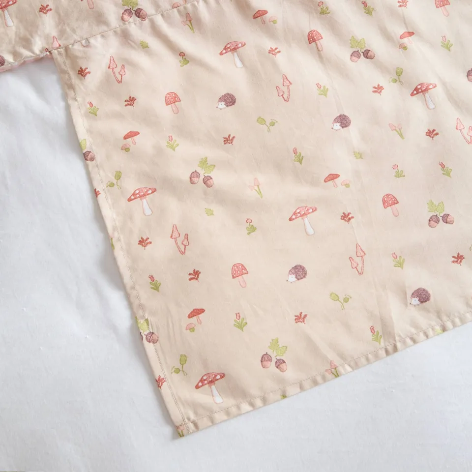 NOUS Kids katoenen dekbedovertrek ledikant met print meerkleurig Multi