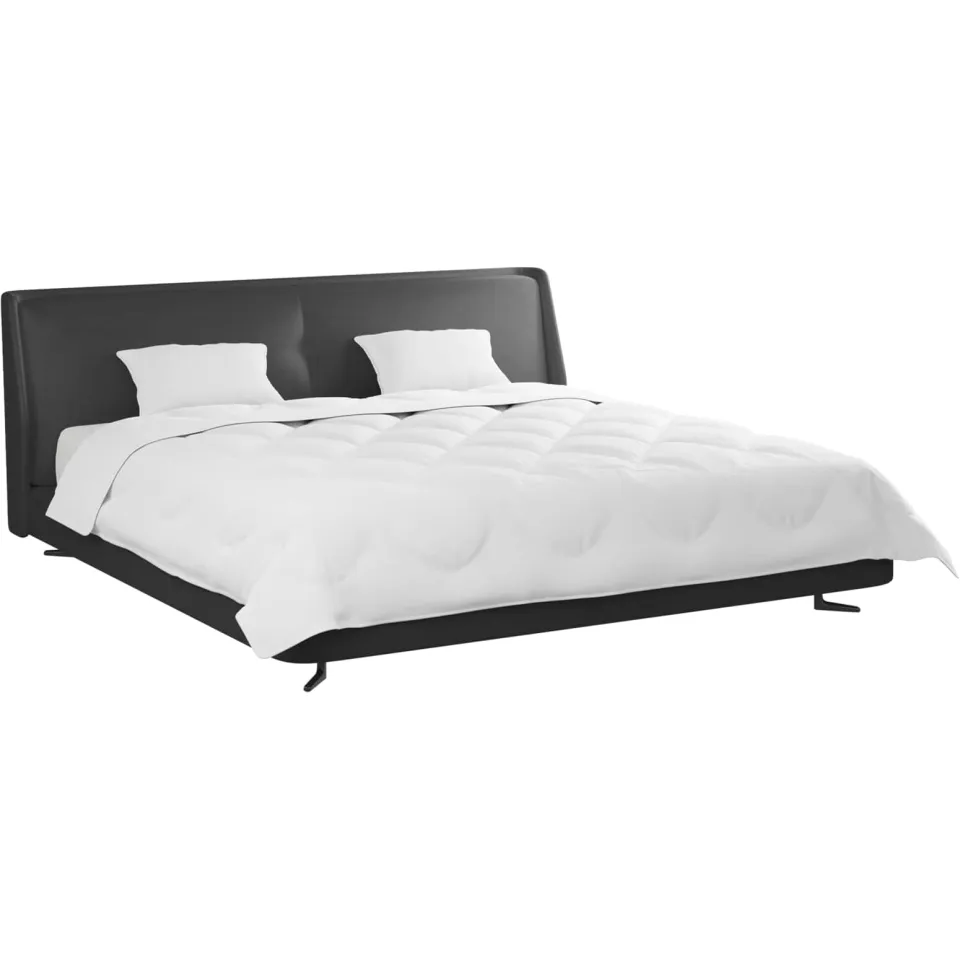 vidaXL Dekbed met kussen 3 st Wit Microvezel, foto 2