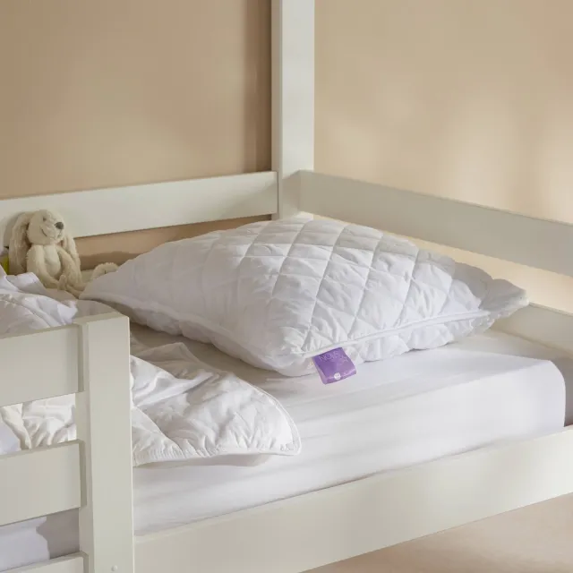 NOUS Kids synthetisch kinderkussen 60x70 cm - extra zacht wit, foto 2