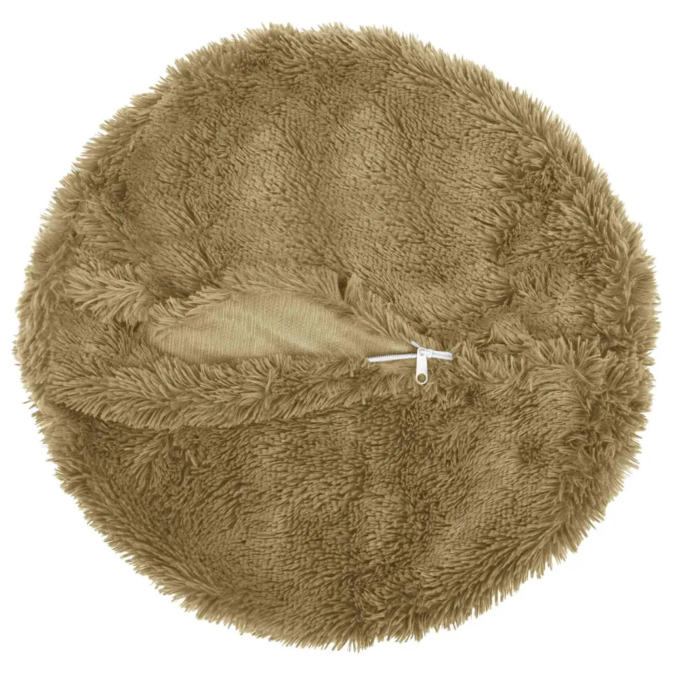 vidaXL Kussensloop 2 st HEERLEN Lichtgroen Dia. 40 cm PV Fleece groen, foto 4