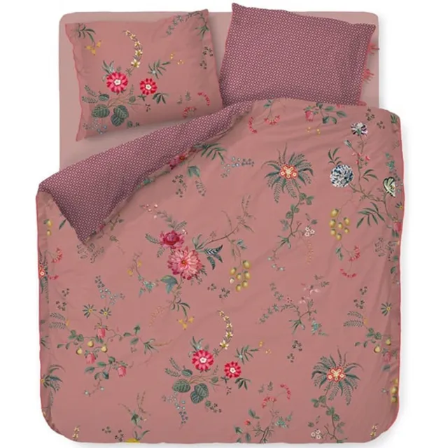 Pip Studio Fleur Grandeur dekbedovertrek - Tweepersoons - 200x200/220 - Roze