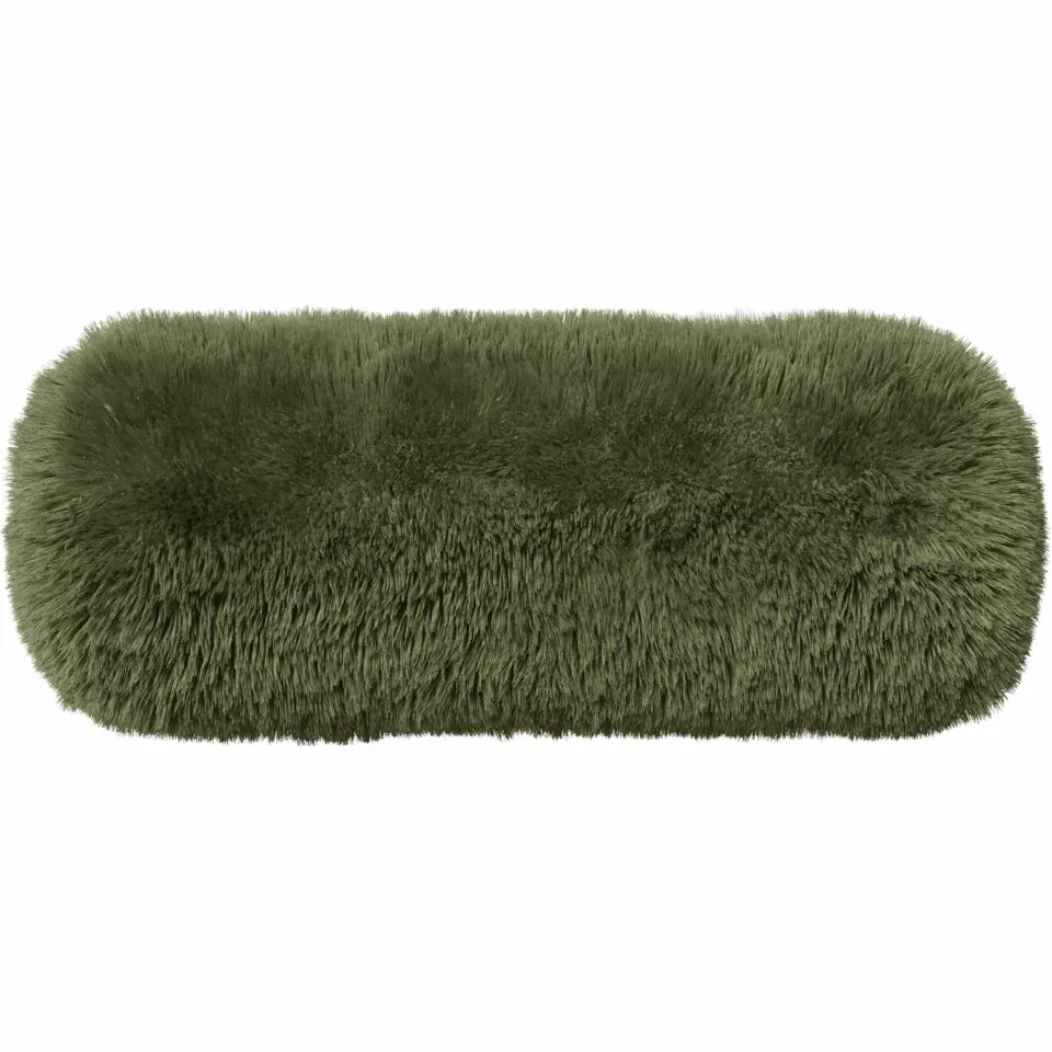 vidaXL Kussensloop 2 st HEERLEN Groen Ø 15 x 40 cm PV Fleece, foto 4