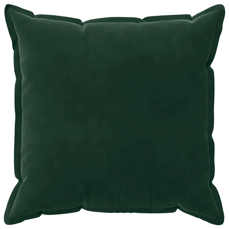 vidaXL Kussensloop 6 st HOUTEN Donkergroen 80 x 80 cm fluweel