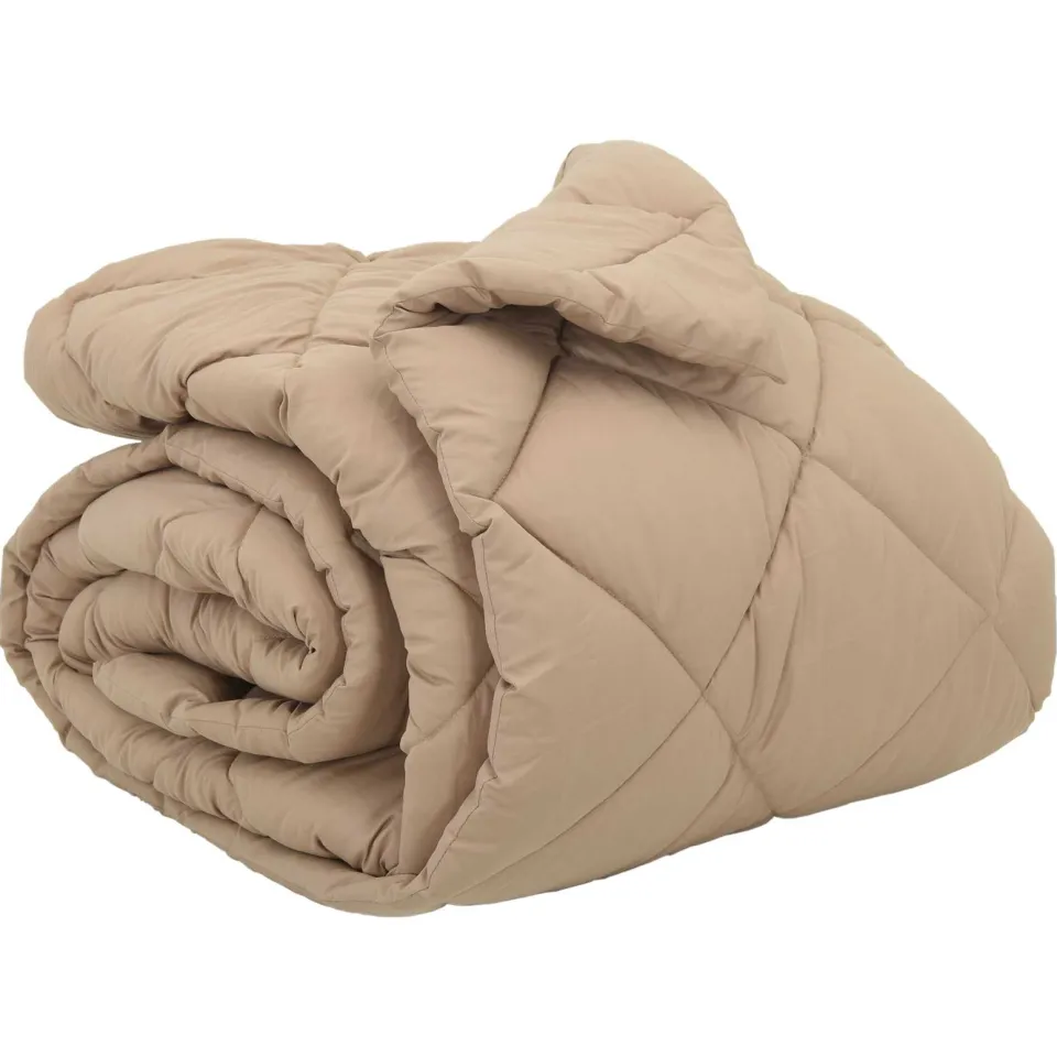 vidaXL Winter Dekbed 200 x 220 cm 450 gsm Microvezel Taupe, foto 3