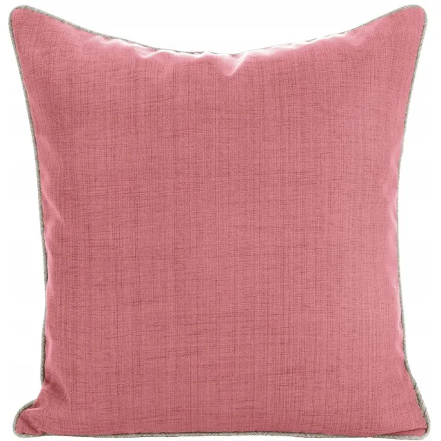 Eurofirany Waterdichte Sierkussenhoes 45x45cm Tuin - Roze Polyester