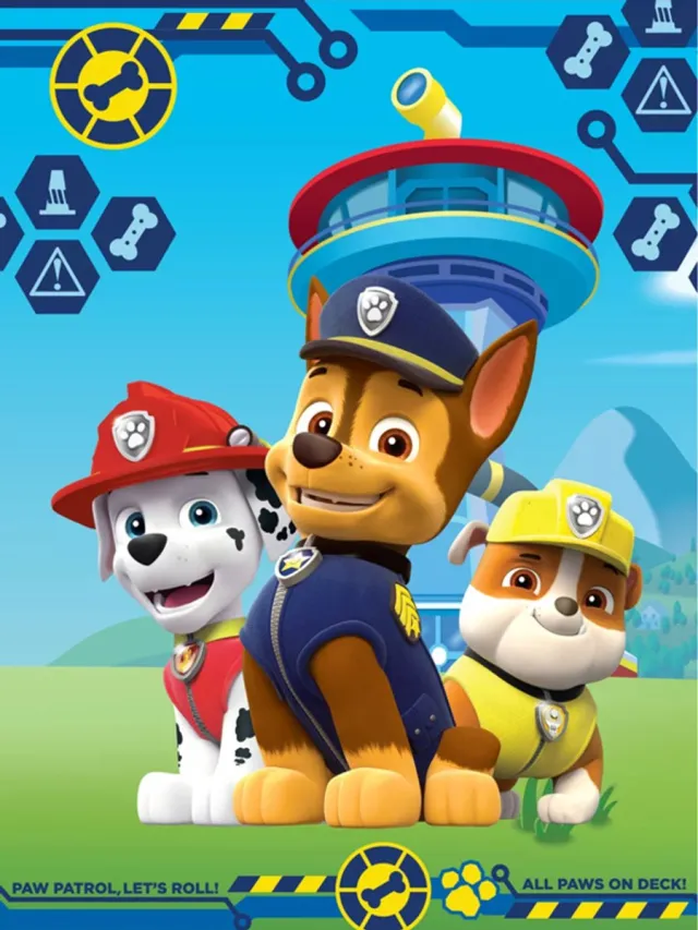 PAW Patrol fleece plaid Lets Roll! - 100 x 140 cm Multicolor