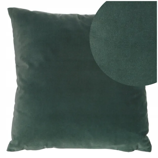 Eurofirany Kristi Velvet Kussenhoes 45x45cm Donker Mintgroen