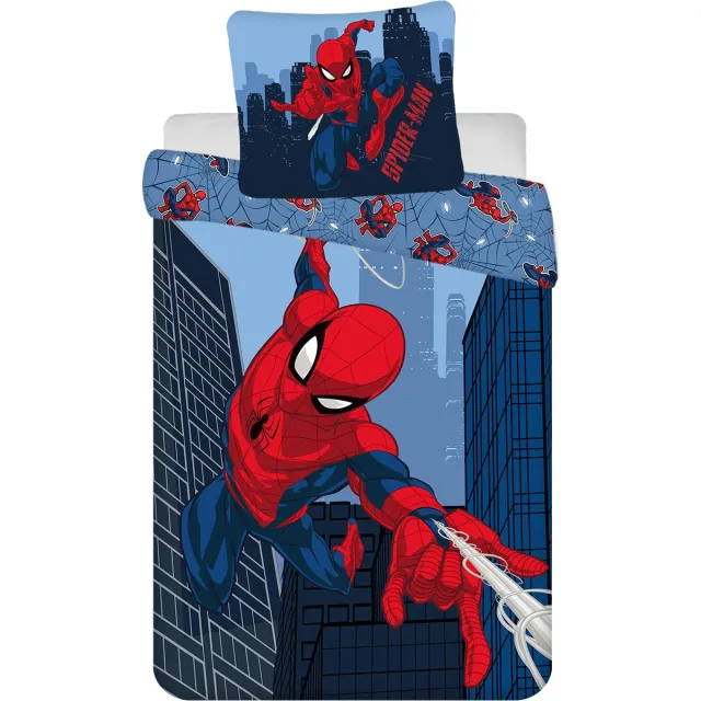 Spider-Man Dekbedovertrek Spiderman - Duits / Poolse maat Blauw