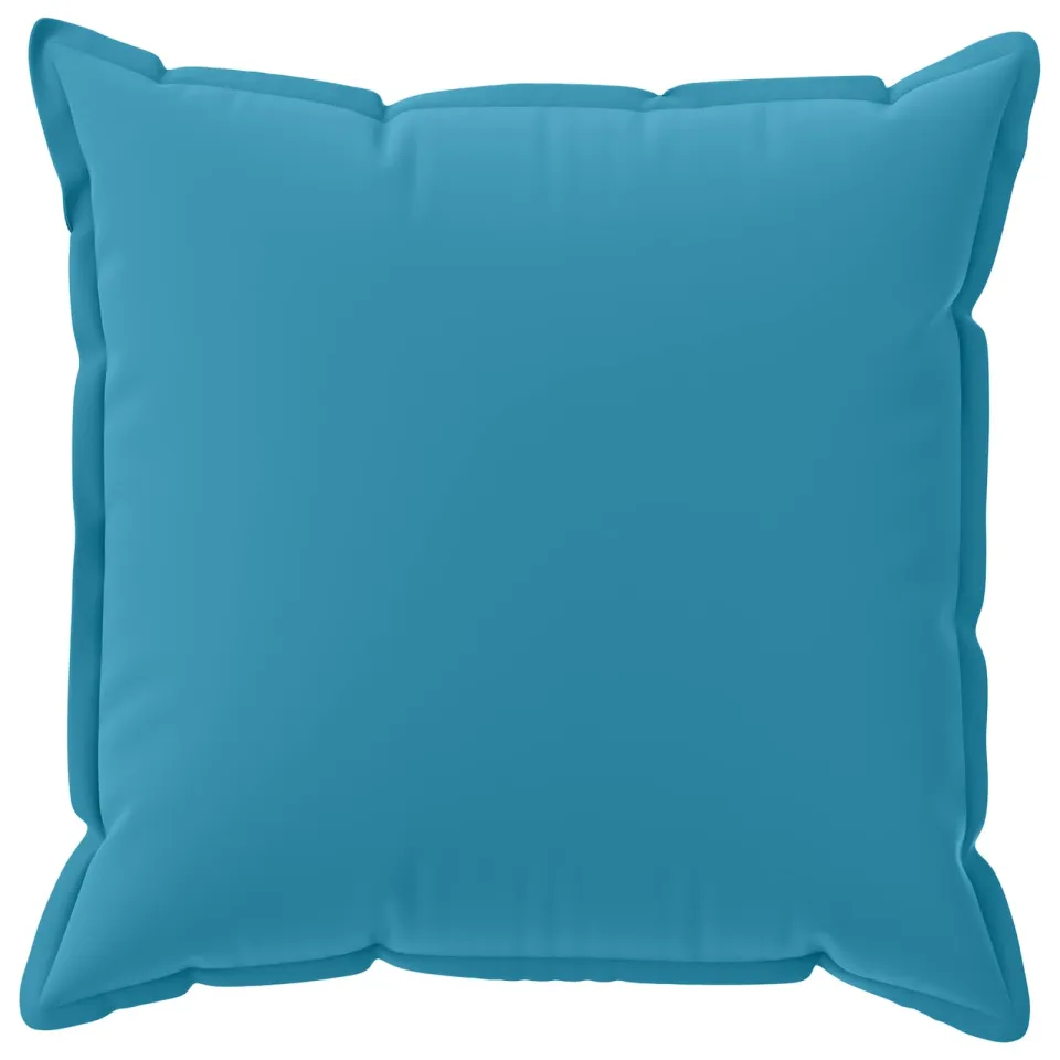 vidaXL Kussensloop 6 st HOUTEN Lichtblauw 80 x 80 cm Polyester