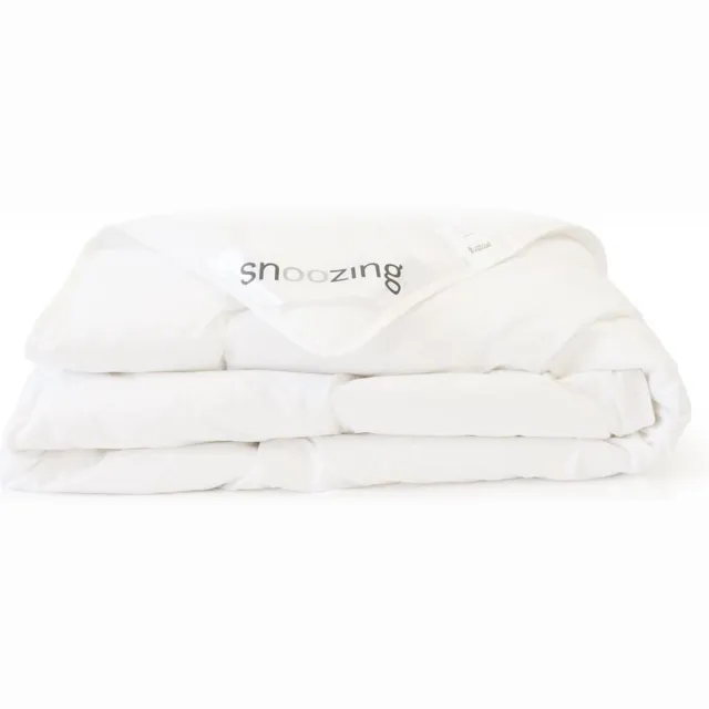 Snoozing Bern Bamboo - Zomer kinderdekbed - Junior - 120x150 cm - Wit