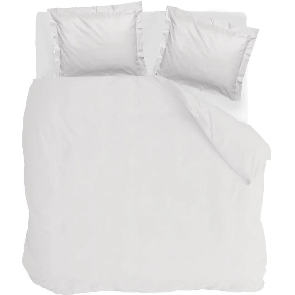 Walra percale dekbedovertrek lits-jumeaux wit