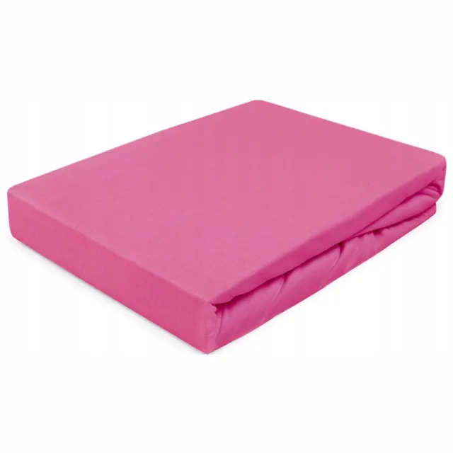 Darymex Jersey Hoeslaken met Elastiek 90x200cm - Fuchsia