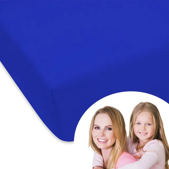 Designpremium Jersey Hoeslaken met Elastiek 70x200 cm - Mix van Kleuren Multicolor