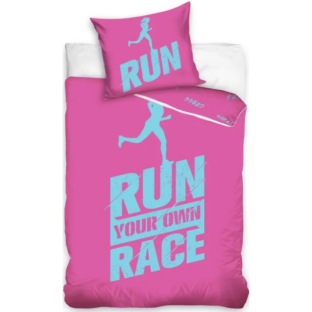 Carbotex Dekbedovertrek Run roze