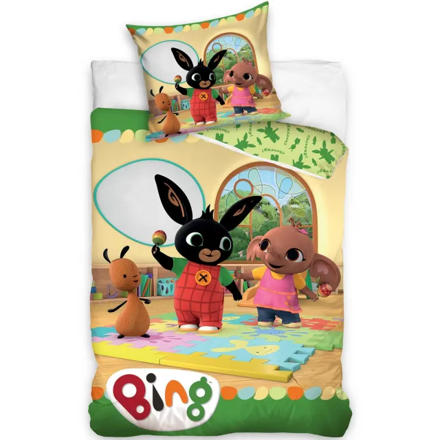 Bing Bunny Dekbedovertrek - Eenpersoons - 140 x 200 cm - Katoen Multicolor