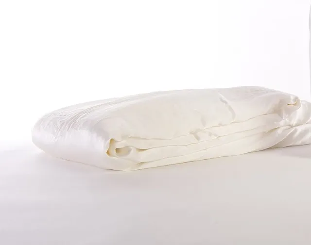 Emperior Silk 100% Zijden zomerdekbed Dolce (175g/m2) - zijden tijk - 200x220cm - Silk Heaven - 200x220cm Wit