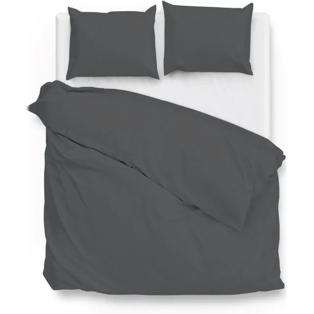 Zohome Satinado Dekbedovertrek - Classic Anthracite, foto 2