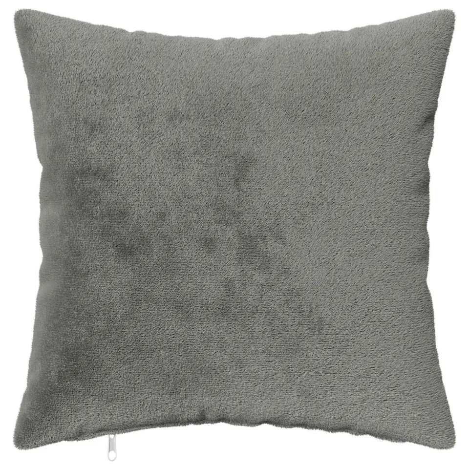 vidaXL Kussensloop 6 st HEERLEN Donkergrijs 50 x 50 cm Flanel