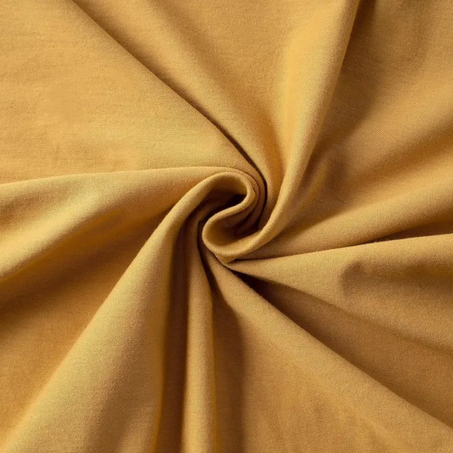 velvethome Hoeslaken, 180 x 200 cm, 100% gekamd katoen, 165 GSM, Laken 180 x 200 voor matrashoogte tot 25 cm, Jersey, Premium kwaliteit, Mooie Kleuren, Mosterd, 180 x 200 cm + 30 mosterd kleur