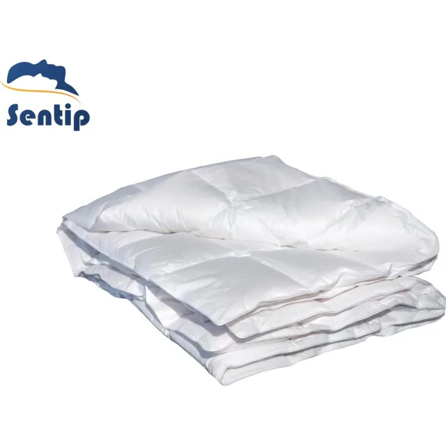 sentip dekbed - dekbedden - DONZEN - DONS - GANZENDONS - 240x220 - 100% KATOEN - all year - enkel wit