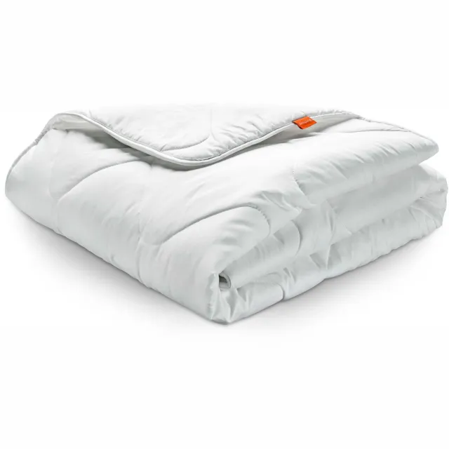 Sleepling Basic 100 winterdekbed 150 x 220 cm | warm winterdekbed | Made in EU | Ökotex 100 | wasbaar op 60 graden | warmteklasse garantie | 100% fijne microvezel | wit