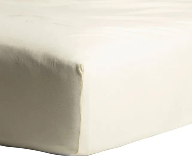 Cinderella Hoeslaken (tot 25 cm) - Double Jersey - 80/90x210/220 & 100x200 - Ivoor Ivoorwit
