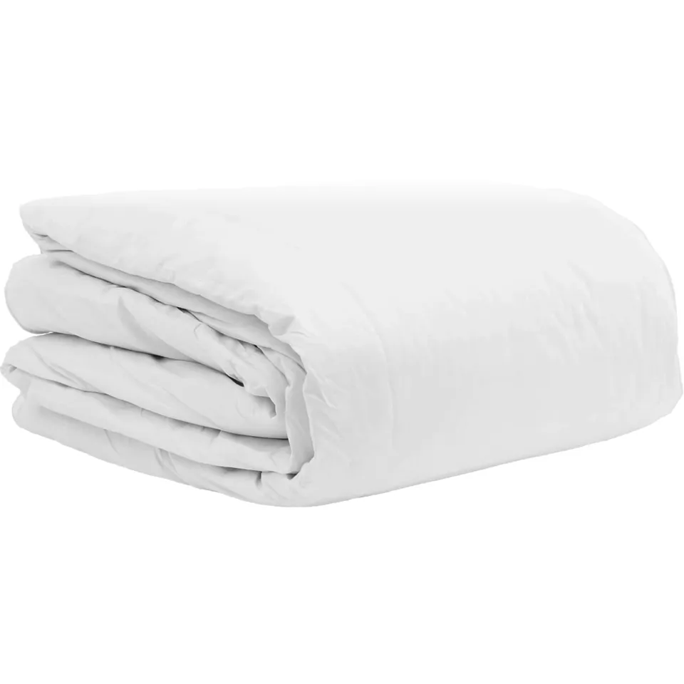 vidaXL Dekbed Set met kussen 3 st Wit Donsveertjes, foto 4
