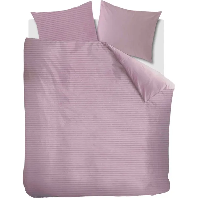 At Home by BeddingHouse Cosy Corduroy dekbedovertrek - Lits-Jumeaux - 240x200/220 - Lila