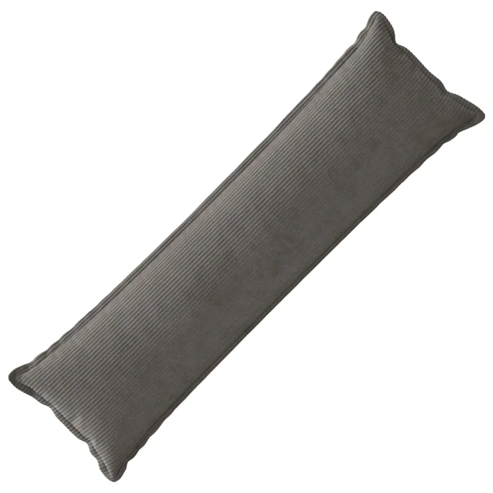 vidaXL Kussensloop HOUTEN Donkergrijs 40 x 145 cm corduroy, foto 3