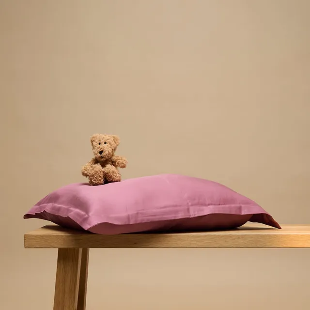 Coco & Cici Kids - TENCEL Twill Kussensloop Dusty Rose - 50 x 60