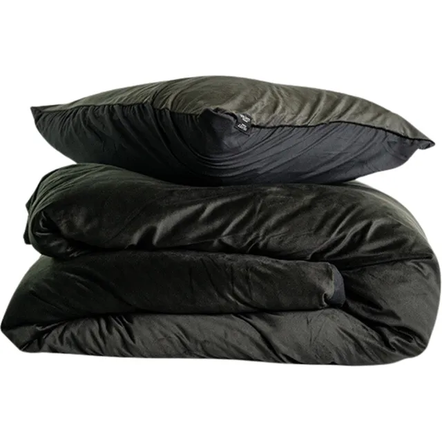 Zavelo Dekbedovertrek Velvet Comfort Zwart
