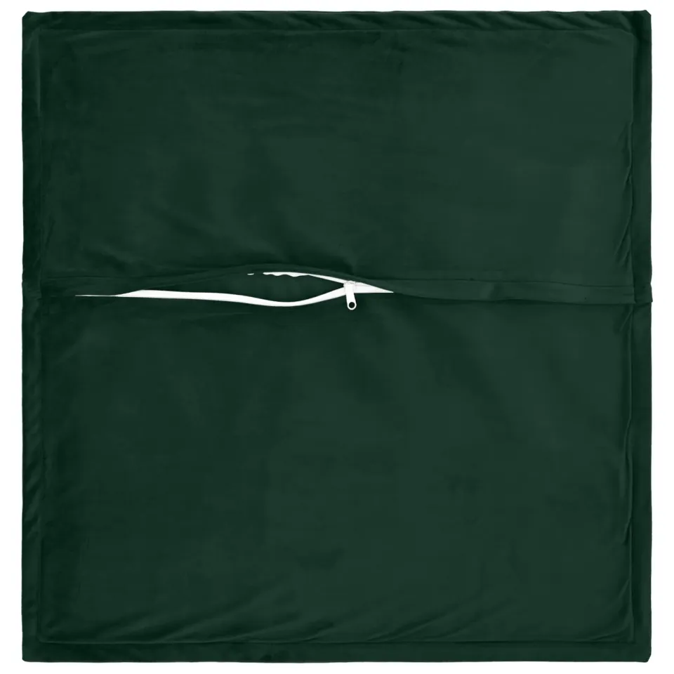 vidaXL Kussensloop 6 st HOUTEN Donkergroen 55 x 55 cm Fluweel groen, foto 4