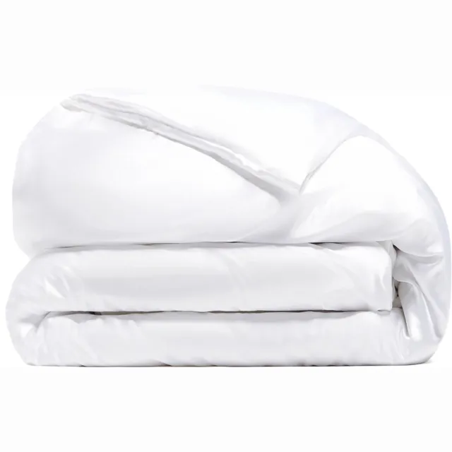 Dore & Rose Dekbedovertrek (260 x 240) - 100% Premium Ademend Zijde - Wit