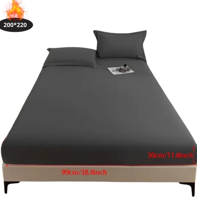 Nivard Waterdicht Hoeslaken - Beddengoed - Fitted Sheet - Bed - Donkergrijs 200x220